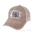 Πλυμένο καπέλο φορτηγού βαμβακερού πλέγματος